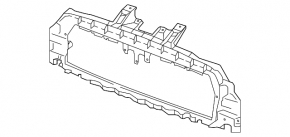 Крепление решетки радиатора grill Audi Q3 8U 16-18