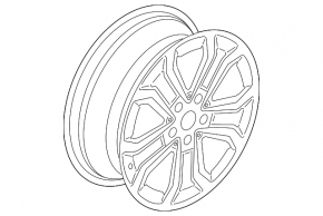 Диск колесный R17 x 7J Mercedes C-class W205 15-18 тип 2