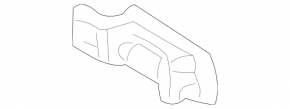 Плафон освещения багажник Mercedes W211