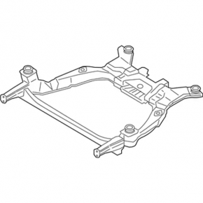 Подрамник передний Lincoln MKZ 17-20 2.0T. hybrid, микротрещины С/Б, ржавый
