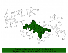 Bara spate pentru BMW X5 X6 E70 E71 07-13