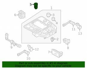 Кнопка start/stop Audi A6 C7 12-18