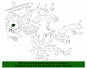 Решетка обдува стекла маленькая левая Lexus RX300 RX330 RX350 RX400h 04-09