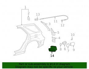 Щиток вентиляции левый Lexus RX300 98-03