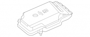 Крышка блока предохранителей подкапотная Mercedes W167 GLE 350 450 20-26