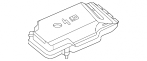 Крышка блока предохранителей подкапотная Mercedes W167 GLE 350 450 20-26