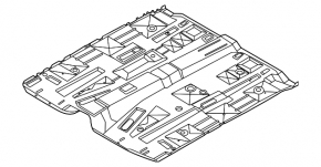 Корыто багажника Nissan Murano 25-26