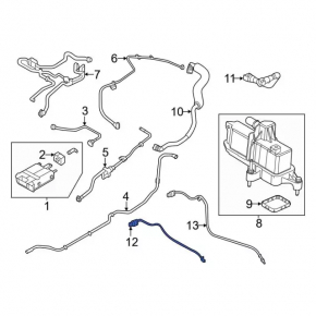 Лямбда-зонд первый Ford Escape MK4 23-23 1.5T