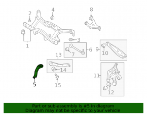 Крепление заднего подрамника правое Subaru Outback 10-14