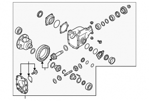 Передний редуктор Infiniti FX35 03-08