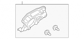 Корпус порта зарядки Mitsubishi Outlander 18-22 PHEV