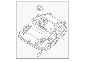 Lampă față pentru Kia K5 21-24 fără trapă, bej