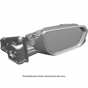 Oglindă laterală dreapta completă Chevrolet Equinox 18-24 semnalizare, încălzită, BSM