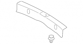 Накладка проема багажника Subaru Impreza 5d 17-23
