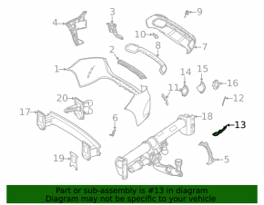 Губа заднего бампера левая Mercedes W167 GLE 350 450 20-26 AMG pkg