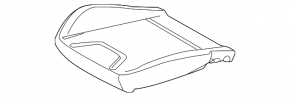 Водительское сидение Ford Focus mk3 11-14 дорест, без airbag, подогревом