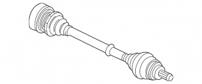 Привод полуось передняя правая VW Jetta 13-16 USA 1.4T hybrid