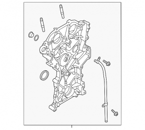 Передняя крышка двигателя Hyundai Elantra 21-26 2.0 G4NS