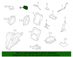 Динамик торпедный левый Subaru Outback 15-19 Harman Kardon