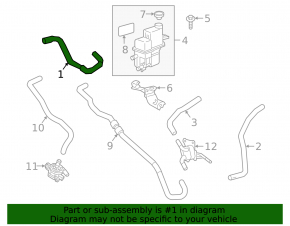 Schimbător de căldură-invertor cu conductă de răcire cu invertor hibrid Toyota Camry v70 18-24