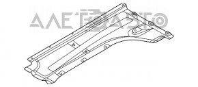 Защита днища правая BMW X3 G01 18-24