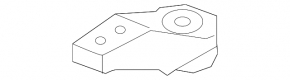 Suport radiator dreapta sus pentru Land Rover Range Rover Velar 18-20 2.0T, 3.0T, 5.0T, plastic