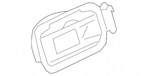 Корпус лючка бензобака BMW 3 G20 19-26 2.0T, B58, S58 с замком