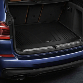 Коврик багажника (резина) BMW X3 G01 18-21, черный