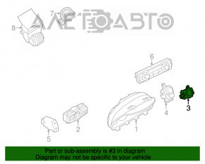 Кнопка start stop BMW X3 F25 11-12 с stop-go