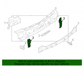Suport panou spate dreapta VW Tiguan 18-24