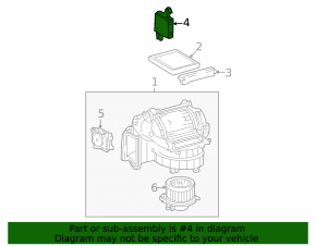 Amplifier assy, air conditioner Lexus ES350 07-09