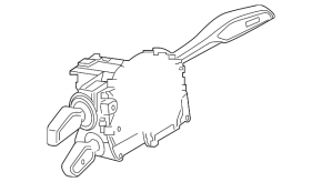 Comutator coloana de directie ansamblu chitara Audi A6 C8 19- cu cablu