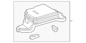 Capac cutie siguranțe compartiment motor Lexus RX350 16-19 nou original