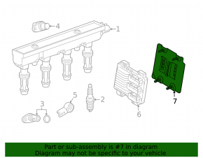 Кронштейн ECU Buick Encore 13-21