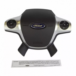 Подушка безопасности airbag в руль водительская Ford Focus mk3 11-18 дорест, мелкие царапины