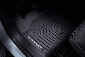 Комплект ковриков салона резина Mitsubishi Outlander 22-26 черная