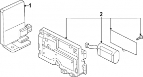 Mobile Phone Control Module Volkswagen ID.4 22-23