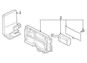 Mobile Phone Control Module Volkswagen ID.4 22-23