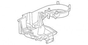 Корпус голый кондиционер, левая часть Chevrolet Volt 11-15