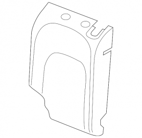 Garnitură spătar banchetă spate, al doilea rând, stânga, Audi A6 C8 19-20, piele maro, Comfort