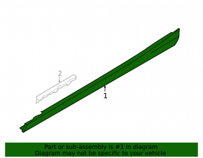 Порог правый BMW 2 F22 14-21