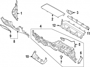 Lamp Assembly Front Door Mood Right-hand Hyundai Tucson 25-26