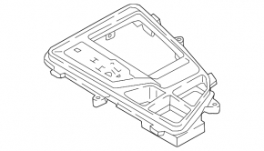 Placă schimbător de viteze Audi A5 F5 17-24 negru