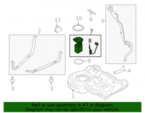 Топливный насос бензонасос Ford Escape MK3 13-16 1.6T 2.0T