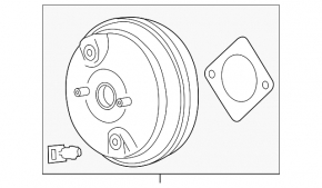 Вакуумный усилитель Volvo XC60 18-21 T5, T6