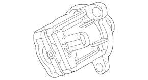 Electrovalvă de control al turbocompresorului Chevrolet Malibu 16-25 1.5T