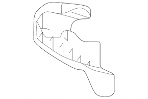 Suport far dreapta, interior superior, halogen Lexus CT200h 11-17