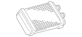 Radiator de încălzire spate Lexus LX 98-07