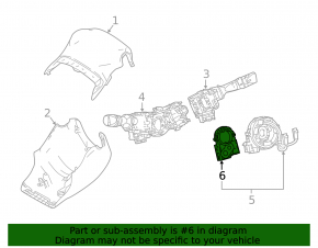 Датчик угла поворота Toyota Prius 50 16-22