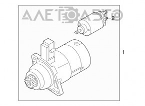 Стартер VW Jetta 19-26 2.0T BOSCH